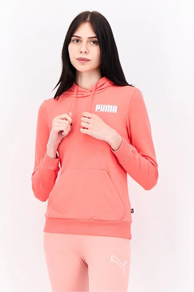 Puma Women Regular Fit Long Sleeve Outdoor Sweatshirts, Pink