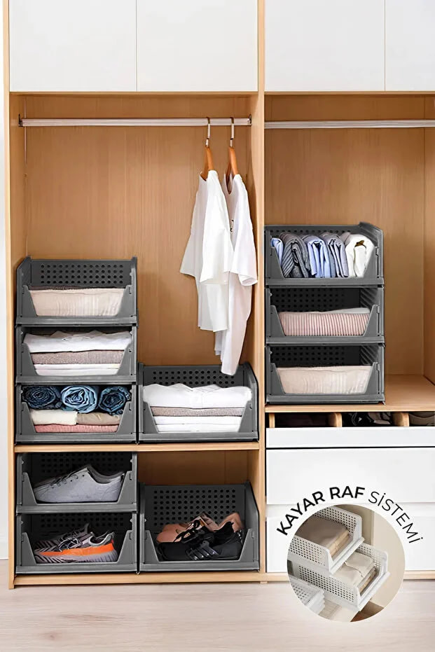 Kitchen Life 3-Shelf Sliding Shelf System Cabinet Organizer Drawer and Multi-Purpose Organizer