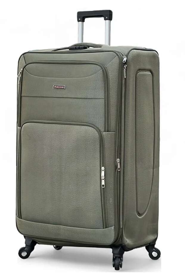 ZAAPPY Soft Material Luggage Lightweight, Secured Lock, 4 Spinner Wheels, Expandable