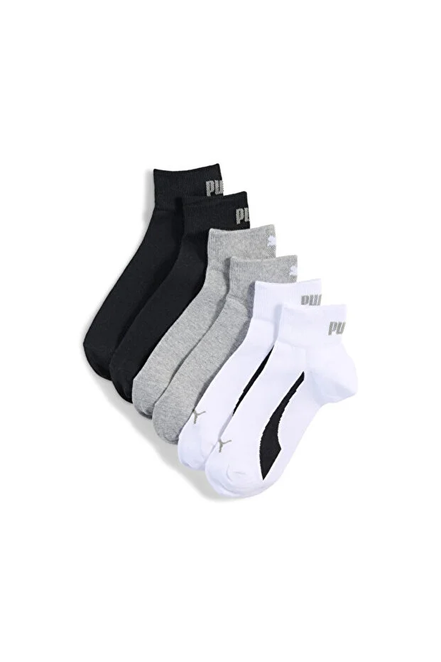 Puma Lifestyle Quarter Socks (3 Pairs) 93858202 White